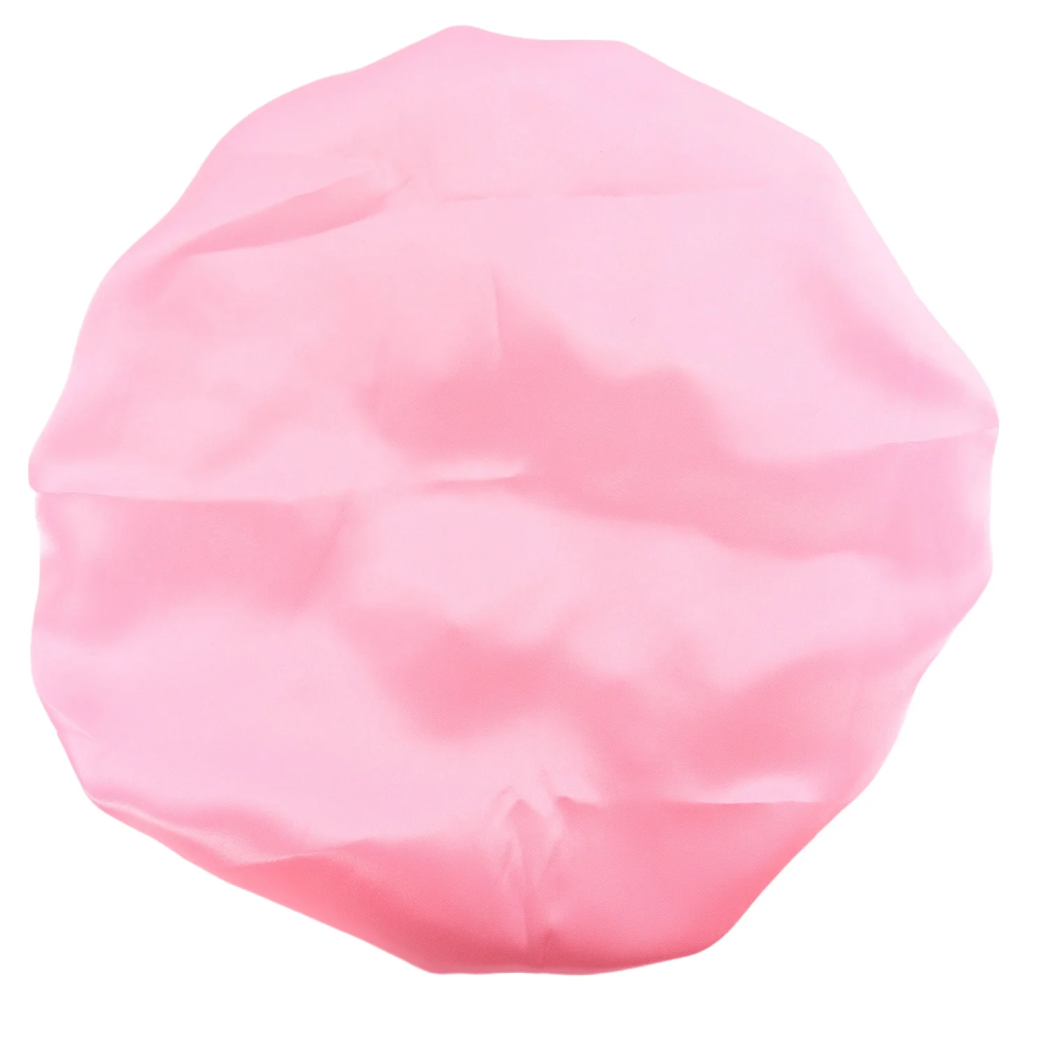 Wide-Brimmed Satin Nightcap Hair Hat - Image 4